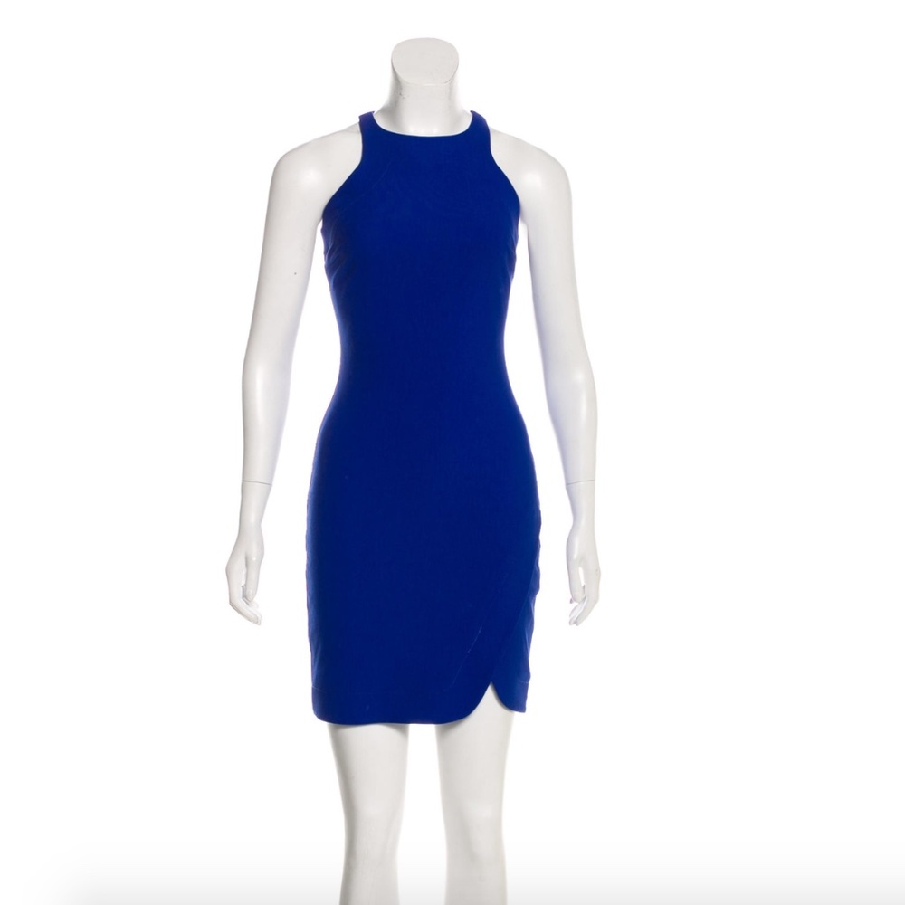 Elizabeth and James Sleeveless Mini Blue Dress